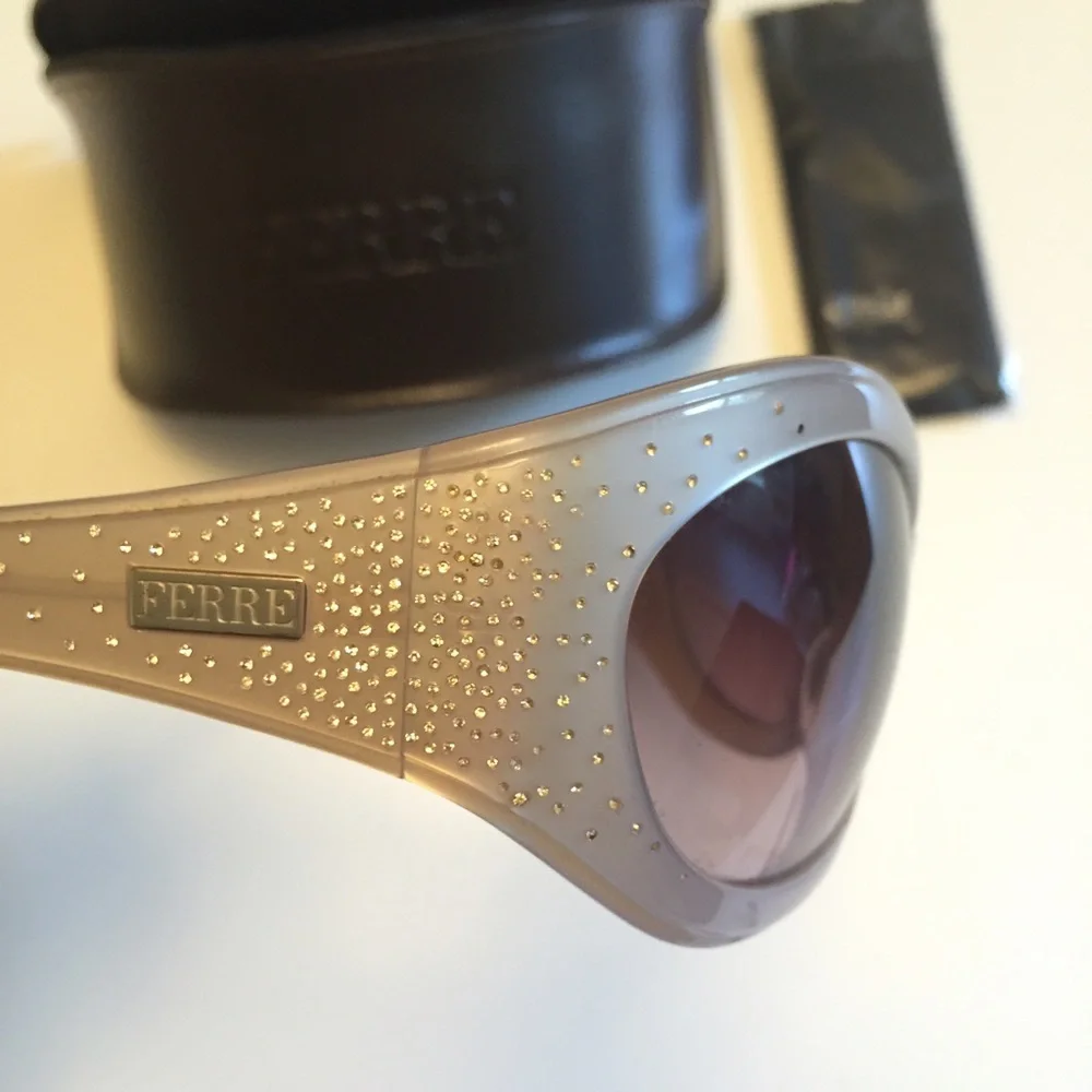 Gianfranco Ferre Rhinestone Sunglasses - Picture 2 of 3